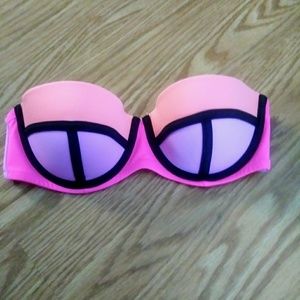 Victoria Secrets Color Block  Bathing Suit Top 34C